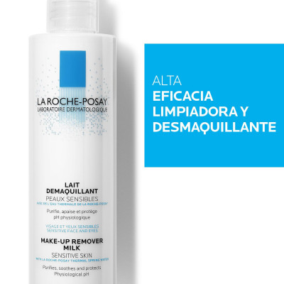 PHYSIOLOGIQUE Leche Desmaquillante y Limpiadora Facial para Piel Sensible y Seca 200 ml