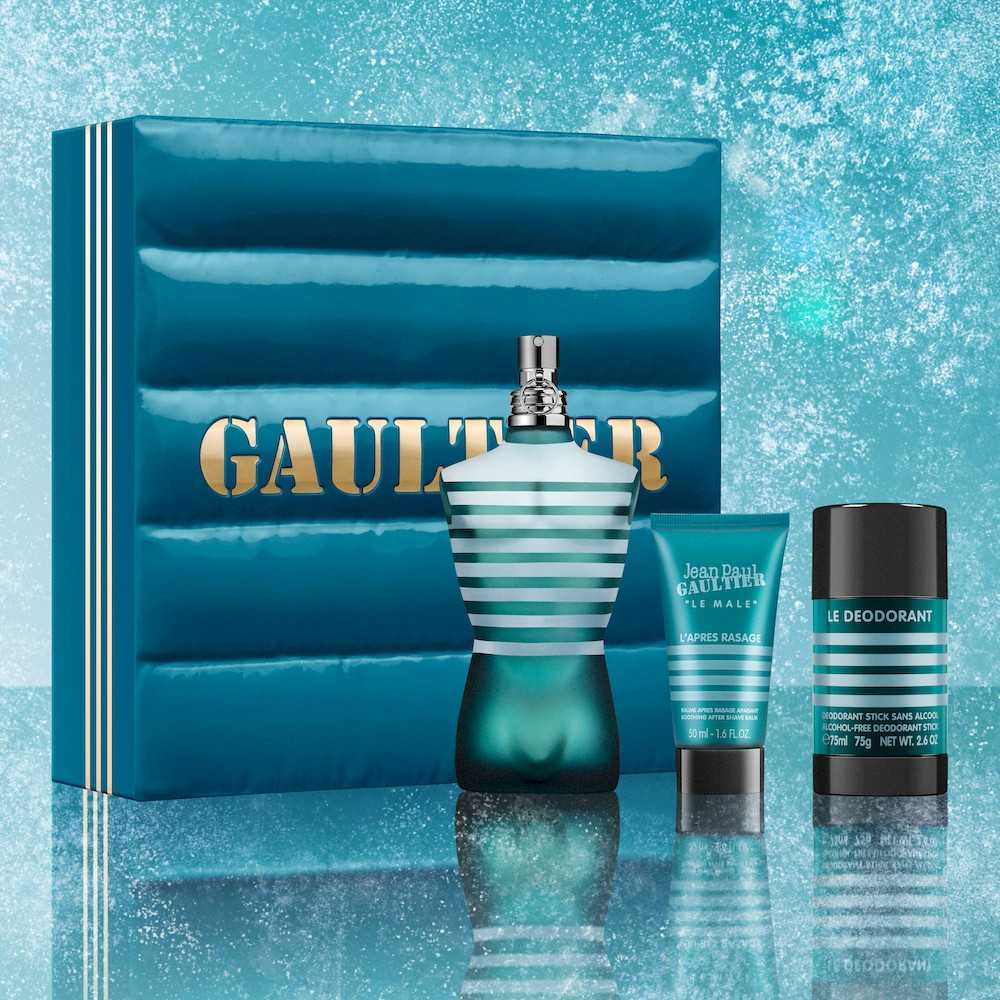 Jean Paul Gaultier Le Male Cologne Gift Set for Men, 2 Pieces 