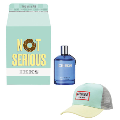 Cofre Ikks Young Man Not Serious EDT 100 ml + Gorra