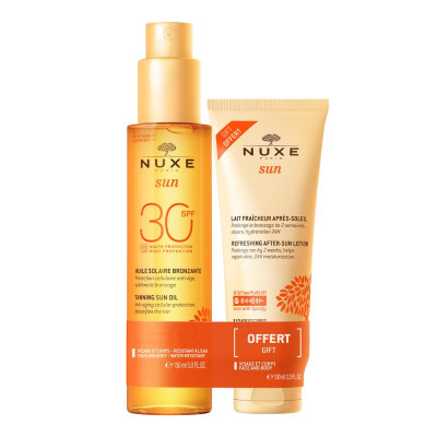 Aceite Bronceador SPF30 150 ml + Leche Refrescante After Sun 100 ml