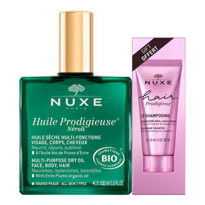 Huile Prodigieuse Néroli 100 ml + Champú Prodigieux 30 ml