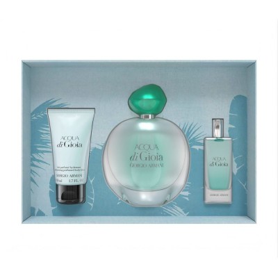 Cofre Acqua di Gioia EDP 100 ml + Body Lotion 50 ml + Mini