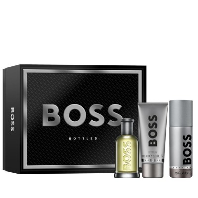 Boss Bottled EDT 100 ml + Shower Gel 100 ml + Deodorant Spray 150 ml