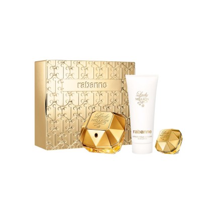 Estuche Lady Million EDP 80 ml + Loción Corporal 100 ml + Mini 5 ml