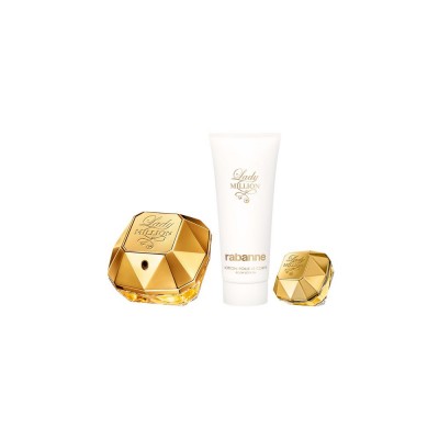 Estuche Lady Million EDP 80 ml + Loción Corporal 100 ml + Mini 5 ml