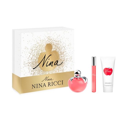 Estuche Nina EDT 50 ml + Loción Corporal 75 ml + Mini 10 ml