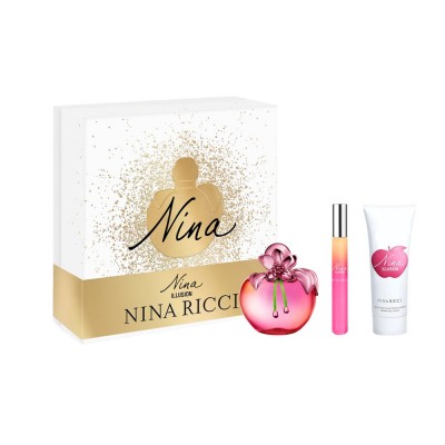 Estuche Nina Illusion EDP 80 ml + Loción Corporal 75 ml + Mini 10 ml