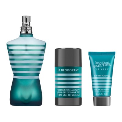 Estuche Le Male EDT 125 ml + Bálsamo After Shave 50 ml + Desodorante Stick 75 g