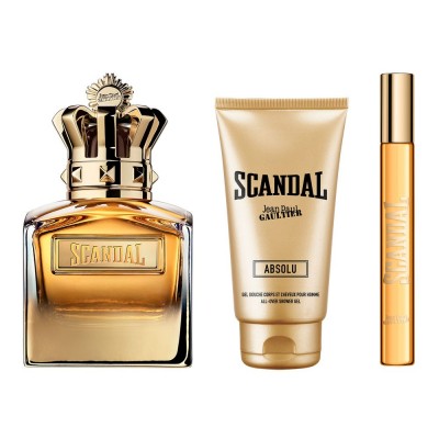 Estuche Scandal For Him Absolu Parfum 100 ml + Body Lotion 75 ml + Mini 10 ml