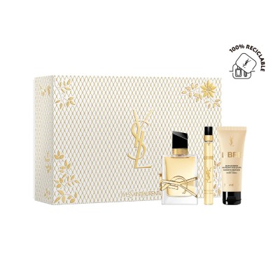 Estuche de Navidad Libre EDP 50 ml + Mini 10 ml + Loción Corporal 50 ml